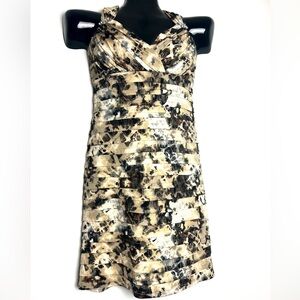 Elegant Multicolor Sleeveless Dress